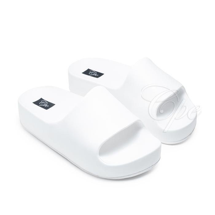 Gambar CPE SLPT Haneul Eva Fuji Sandal Slip On Wedges High Soles - Tanpa Box - White, 40 dari Calliope Official Shop undefined Tokopedia