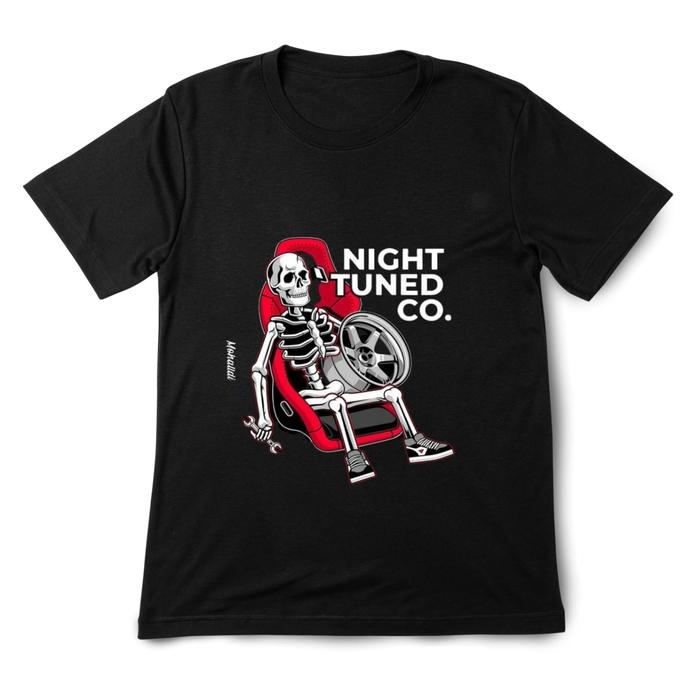 Gambar Dtex apparel Kaos NIGHT TONE CO | Clothings man - Putih, M dari Dtex Apparel undefined Tokopedia