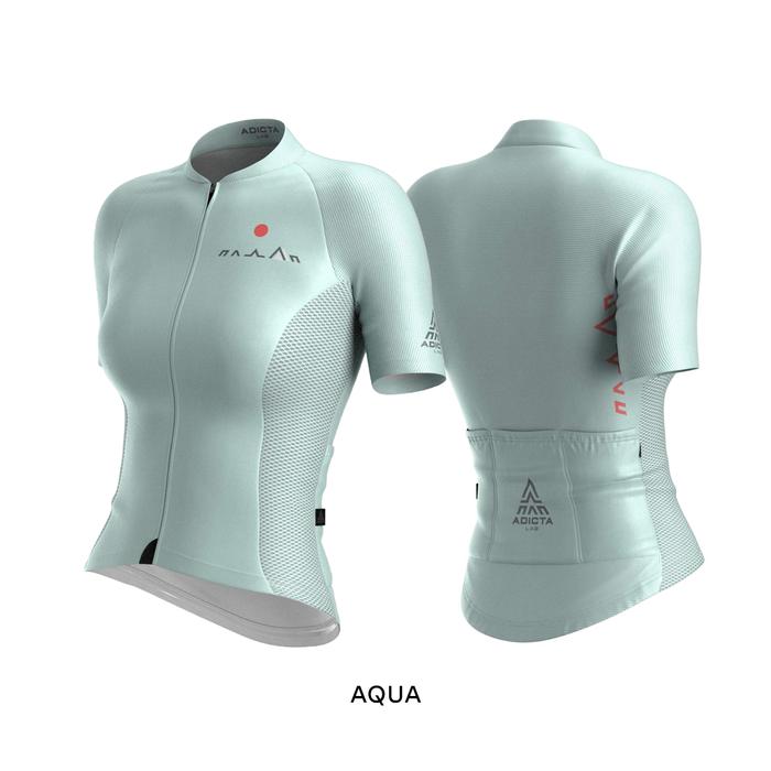 Gambar JERSEY SEPEDA WANITA ADICTA ALATE SS WOMEN - Aqua, S dari Technobike Kota Administrasi Jakarta Barat Tokopedia
