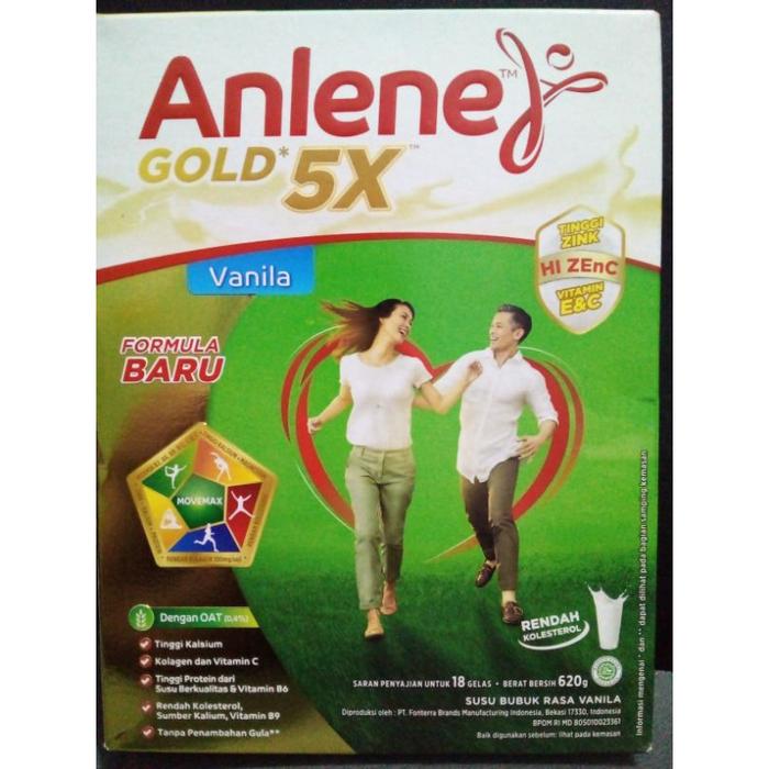 Gambar Anlene Gold Vanila 620Gr dari FreshFlavors Emporium undefined Tokopedia