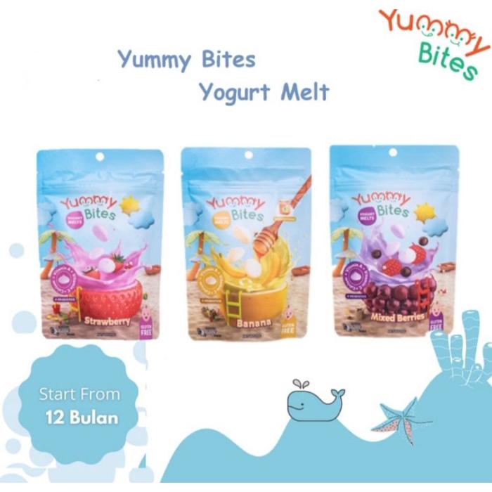 Gambar Yummy Bites Yogurt Strawberry, Mixed Berris, Banana, Gold Kiwi dari Ghhhik undefined Tokopedia