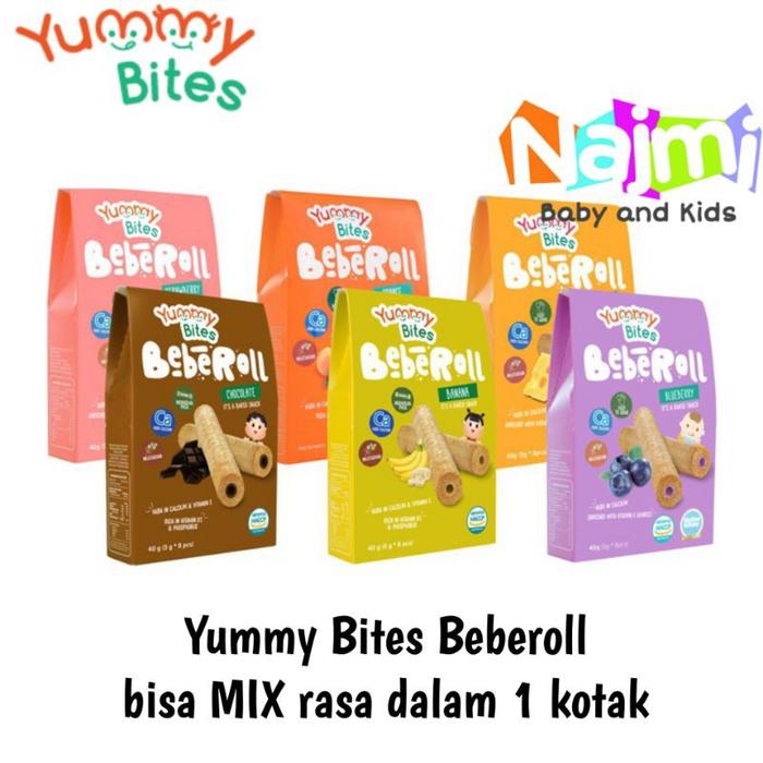 Gambar Snack Mpasi Bayi Yummy Bites Bebe Roll Beberoll dari Ghhhik undefined Tokopedia
