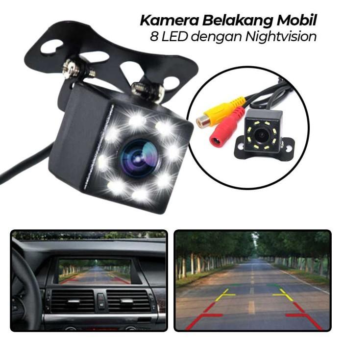 Gambar Layar Monitor Mobil 7 Inch LCD Kamera Mundur Parkir Mobil Camera 8 LED - Kamera dari SMART PERSADA undefined Tokopedia