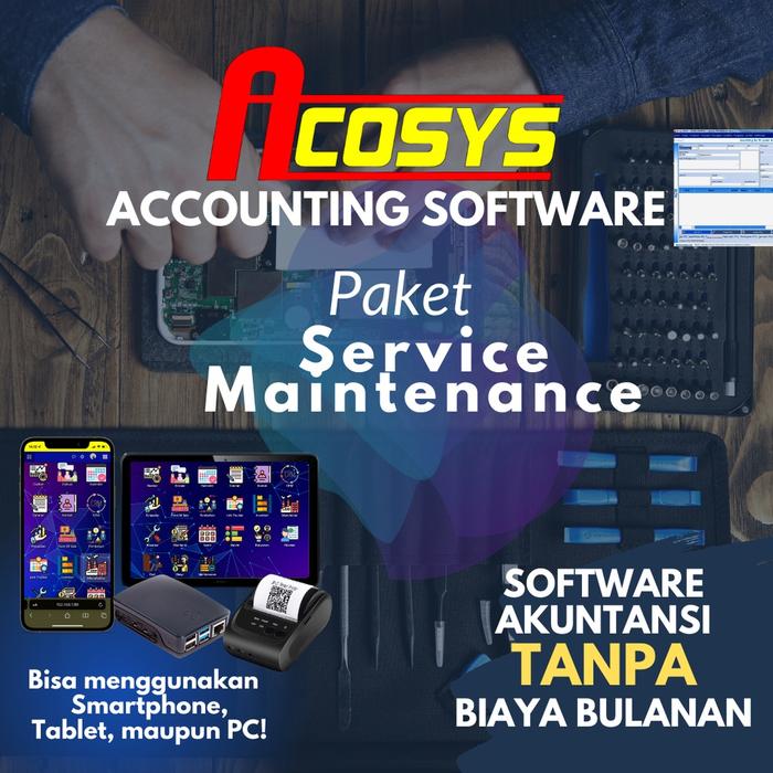 Gambar Software Akuntansi Acosys 7 Service & Maintenance (Program Kasir/ dari RIL Network undefined Tokopedia