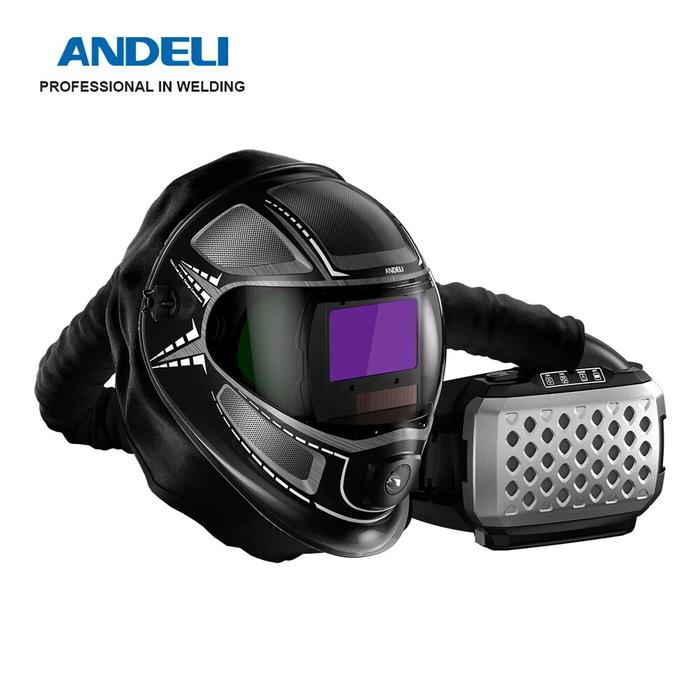 Gambar HS ANDELI Auto Darkening Welding Helmet With Powered Air Purify dari Hoems Service undefined Tokopedia