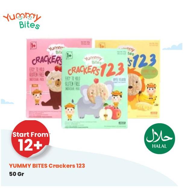 Gambar Yummy Bites For Toddler 123 50G / Biskuit Bayi Usia 9M+ (Tersedia dari Ghhhik undefined Tokopedia
