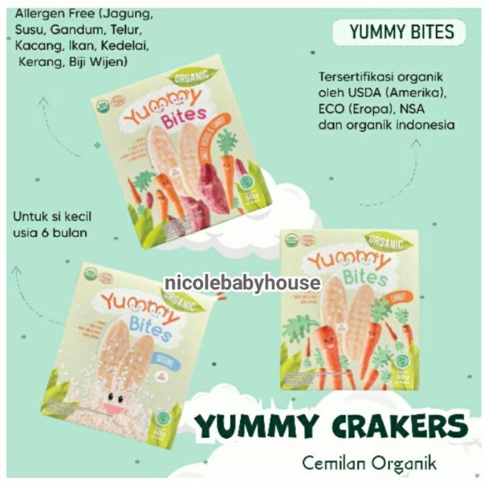 Gambar Yummy Bites Rice Crackers 6+ / Makanan Bayi / Snack Bayi dari Ghhhik undefined Tokopedia