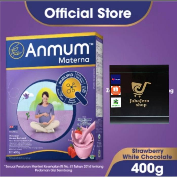 Gambar Anmum Materna susu ibu hamil 400 gr coklat dan stroberi Exp 2024 dari SodiharjoSolehan undefined Tokopedia