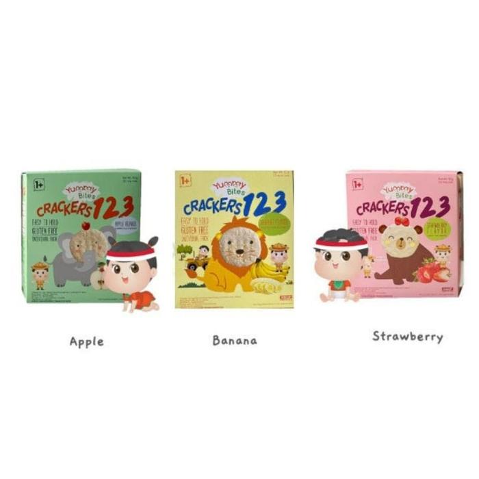 Gambar Yummy Bites Rice Crackers 123 50 Gr/ Yummy Bites Snack dari Ghhhik undefined Tokopedia