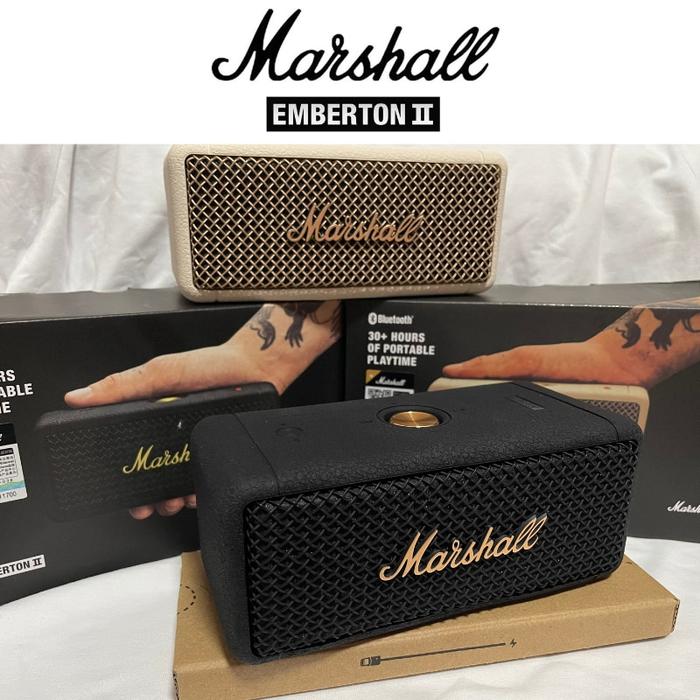 Gambar HS NEW MARSHALL Emberton II 2 Bluetooth Speaker IPX7 Waterproof dari Hoems Service undefined Tokopedia
