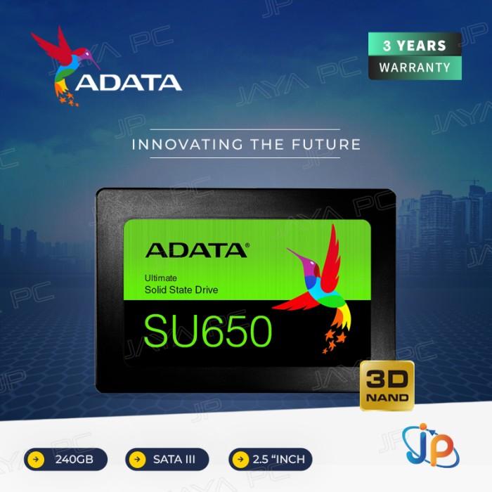 Jual Adata SSD SU650 Ultimate 240GB Sata SU650 3D Nand 240 GB