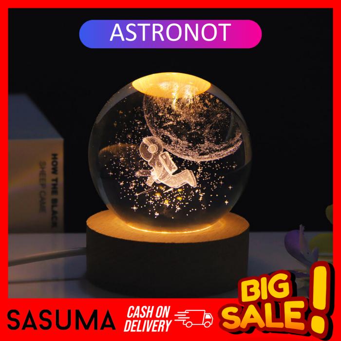 Gambar REAM Lampu Tidur LED Aesthetic Bolam Hias Kamar Dekorasi Estetik - ASTRONOT dari Ream Store Indonesia undefined Tokopedia