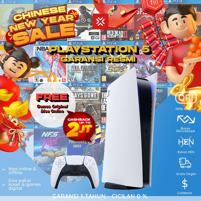 Jual SONY PS5 Playstation Disc Digital Resmi Sony Indonesia