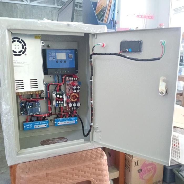 Gambar Terbaik box solar panel wifi backup v2 power supply 12V 40A otomatis dari zuhric undefined Tokopedia