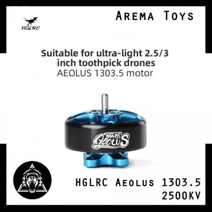 Gambar HGLRC Aeolus 1303.5 2500KV Brushless Motor 4-6S 2.5-3inch Drone FPV dari Arema Toys undefined Tokopedia