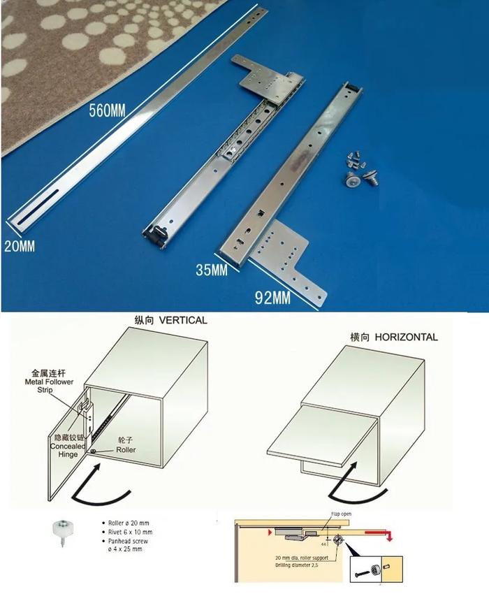 Gambar Coneal Folding Pocket Slide Pivot Door Hardware Inset Application dari cecesashop undefined Tokopedia