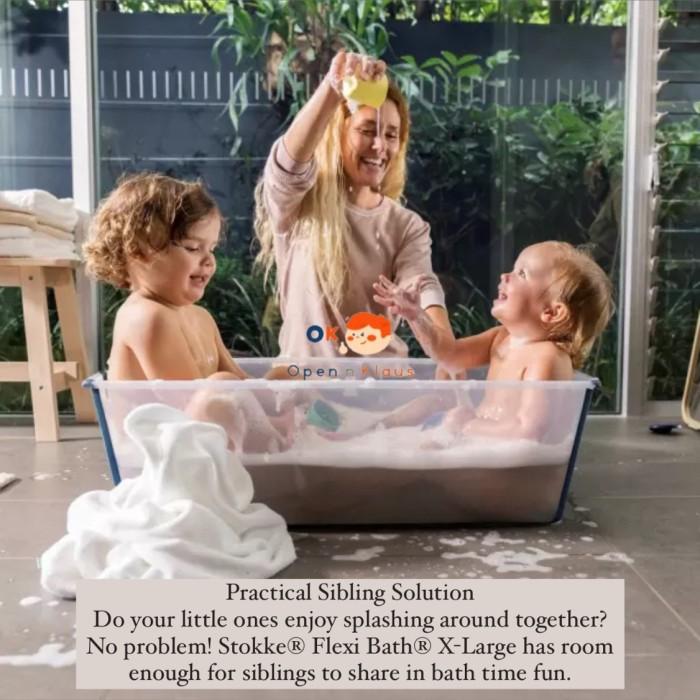 Jual Stokke Flexi Bath foldable baby bath tub size Extra Large