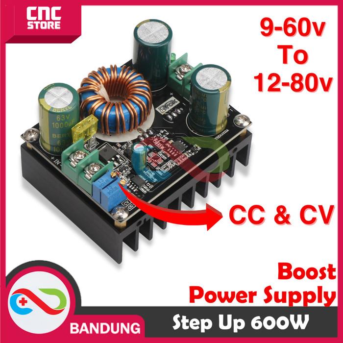 Gambar STEP UP 600W CC CV 9-60V TO 12-80V DC BOOST POWER SUPPLY SOLAR CELL dari BI Tech Store undefined Tokopedia