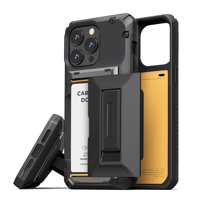 Gambar Case Compatible for iPhone 15 Pro Max 15 Pro VRS DESIGN DAMDA GLIDE HYBRID Wallet - Black Groove, iPhone 15 dari Supcase Official ID undefined Tokopedia