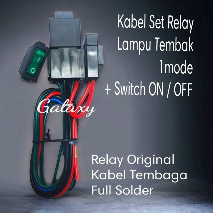 Gambar KABEL SET RELAY FOR LAMPU- SOROT - BAJA LASER TERLARIS - 1mode ON OFF, HLM 30a dari CV selfiy undefined Tokopedia
