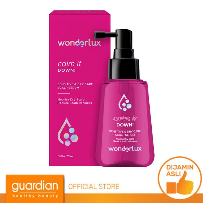Gambar Wonderlux Calm It Down! Sensitive & Dry Care Scalp Serum 75Ml dari Guardian Official Store undefined Tokopedia