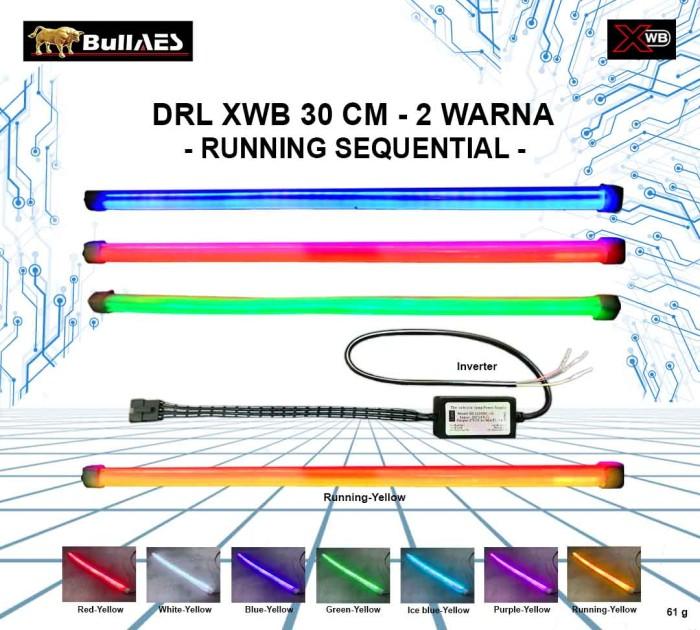 Gambar DRL FLEKSBIEL 30 CM 2 MODE RUNNING SEIN SLOWLY FLOW SKU-2487 SALE - Putih dari CV selfiy undefined Tokopedia