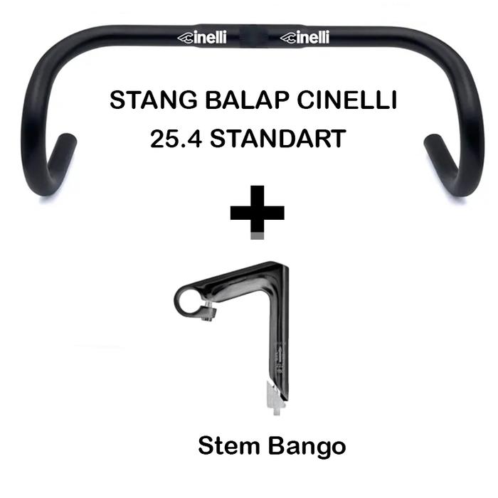 Gambar Dropbar Road Bike Cinelli Standart 25.4x420mm Stang Sepeda Balap - Stang STD CN dari Putri Harum undefined 4 Tokopedia