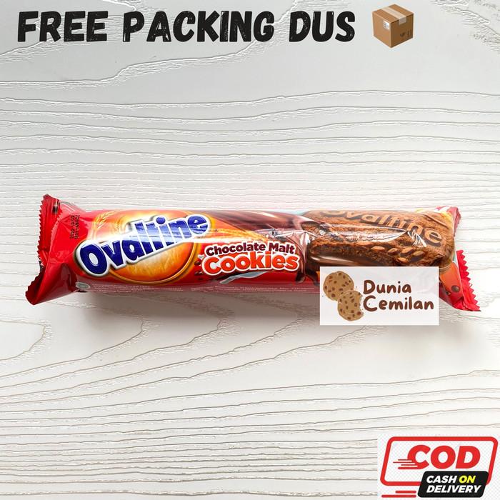 Gambar [TERMURAH!!] Nissin Ovaltine Choco Malt Cookies 130gr - Biskuit Coklat dari AgniyaAgya undefined Tokopedia