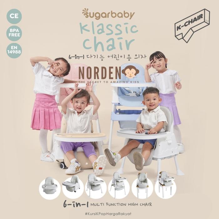 Jual SUPER MURAH Sugar Baby Klassic Chair 6in1 Multifunction High