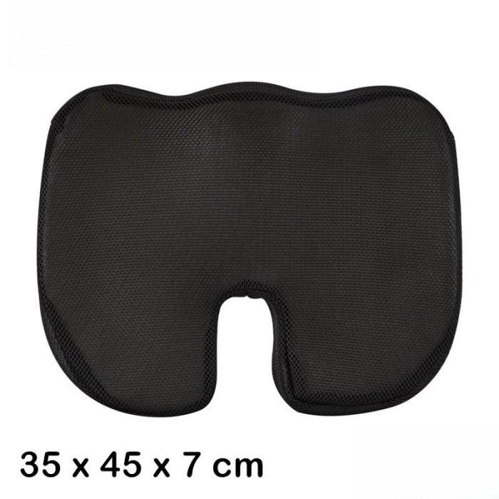 Gambar Bantal Duduk Memory Foam Kursi Kantor Terapi Tulang Ekor Foam Empuk - B-Kursi Bantal dari bhqhome undefined Tokopedia