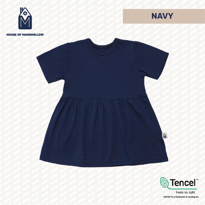 Gambar TENCEL x House of Marsmellow - Daily Dress - NAVY, 1/2 dari Nettyponsel undefined Tokopedia