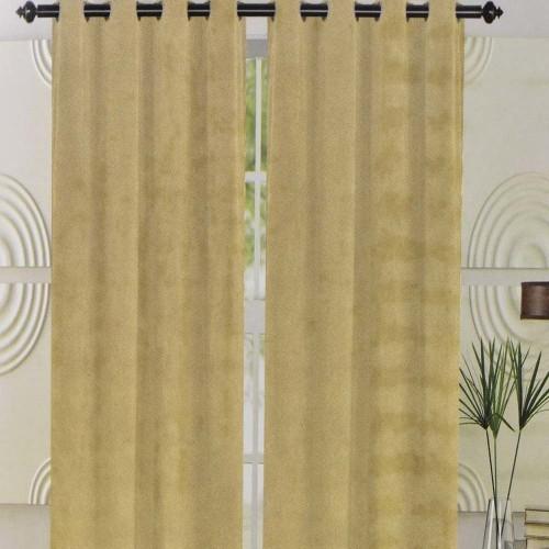 Gambar GORDEN SET CURTAIN SET VELVET BEIGE 140X250CM dari chillashop id undefined Tokopedia