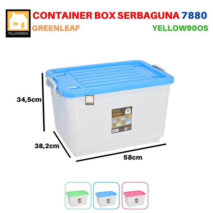 Gambar Container Box 50 Liter 7880 Green Leaf - Hijau dari Yellow90 OnlineShop undefined 4 Tokopedia