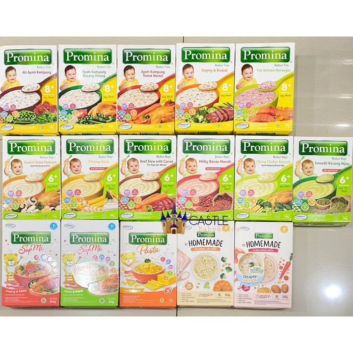 Gambar Castle - Promina Bubur Bayi - Bubur Tim - Sup Mi - Pasta Mac & Cheese dari Arumy321 undefined Tokopedia
