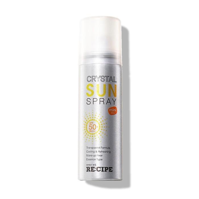 Gambar RE:CIPE Crystal Sunscreen Spray SPF 50+ PA +++ Sun block Anti-UV - 50 ML dari Recipe Indonesia undefined Tokopedia