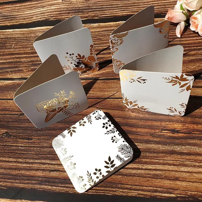 Gambar MC Mix Designs Gold Mini Folding card gift message card DIY dec dari Mulyo Compare undefined Tokopedia