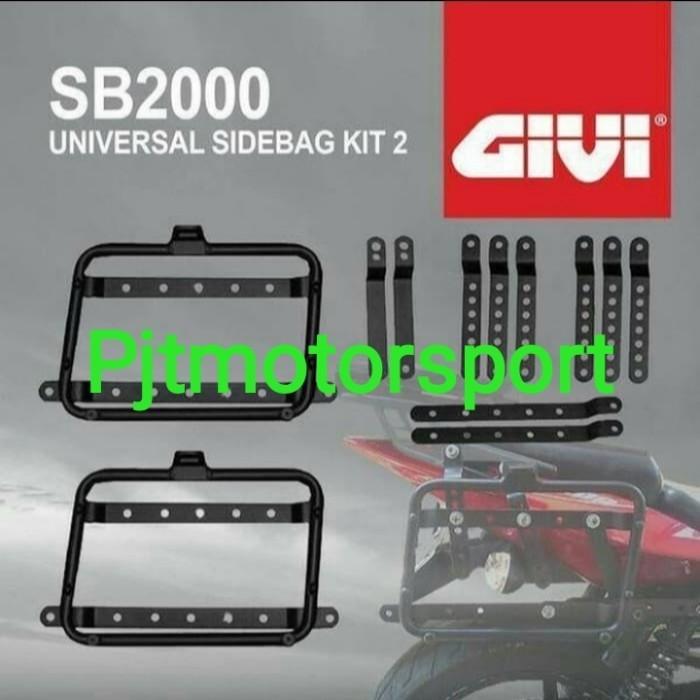 Gambar Side Box Samping Givi E-23 NDX-S_ OR + Lampu Sein Led Best Quality - Breket SB 2000 dari PJT Motorsport undefined Tokopedia