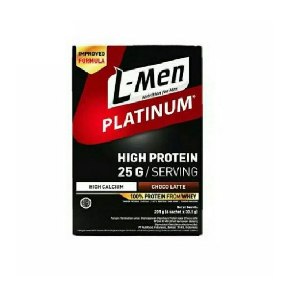 Gambar L-MEN PLATINUM HIGH PROTEIN 6 X 33.5 GR dari JAULIM STORE undefined Tokopedia