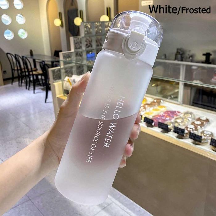 Gambar Botol Minum Plastik Frosted Sport Water Bottle BPA Free 780ml - ME78 - Putih dari Larisdia undefined Tokopedia