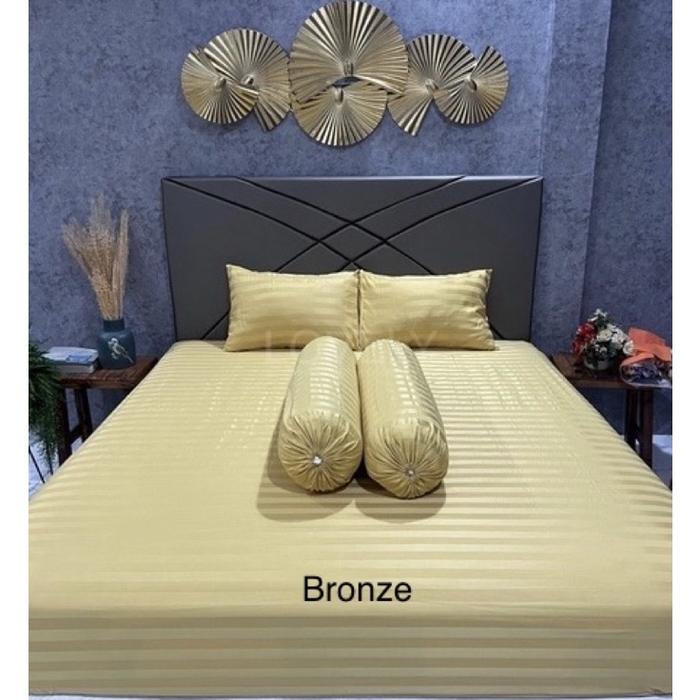Gambar Sprei Micro Tensel / Mikro Tensel 200x200 180x200 160x200 140x200 - BRONZE, 180x200x20 dari Collectionhome. undefined Tokopedia