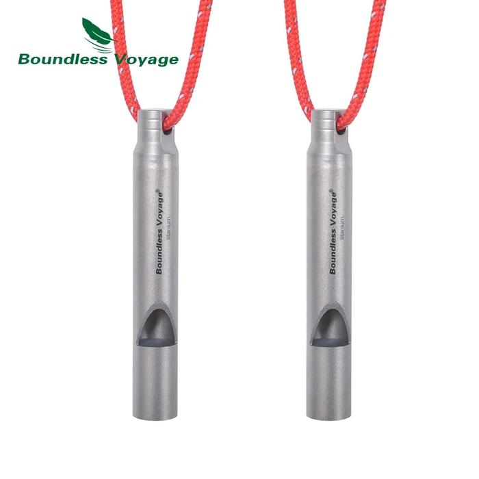 Gambar Boundless Voyage Titanium Whistle Outdoor Hunting Climbing Emergency dari ARYAKAOS 24 undefined Tokopedia