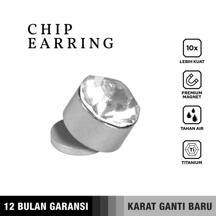 Gambar Emrys CHIP Anting Magnet TITANIUM Anti Karat Pria dan Wanita - S dari Emrysid undefined Tokopedia