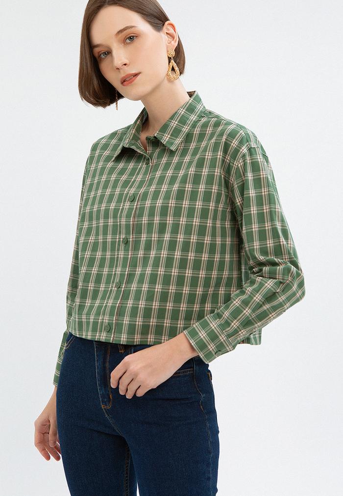 Gambar Minimal Jeje Shirt Green - GREEN, XL dari Minimal undefined Tokopedia