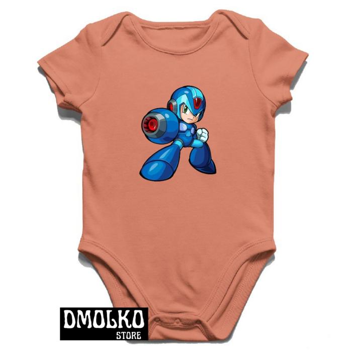 Gambar Jumper Bayi Video Game MegaMan 1 | Jumper Baby | New Born 0 - 12 Bulan - PEACH, M dari Dmolko Store undefined Tokopedia