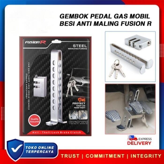 Gambar KUNCI Pengaman Mobil / GEMBOK PEDAL GAS Kopling Aman Kuat UNIVERSAL - Fusion R dari Trimitra Group undefined Tokopedia
