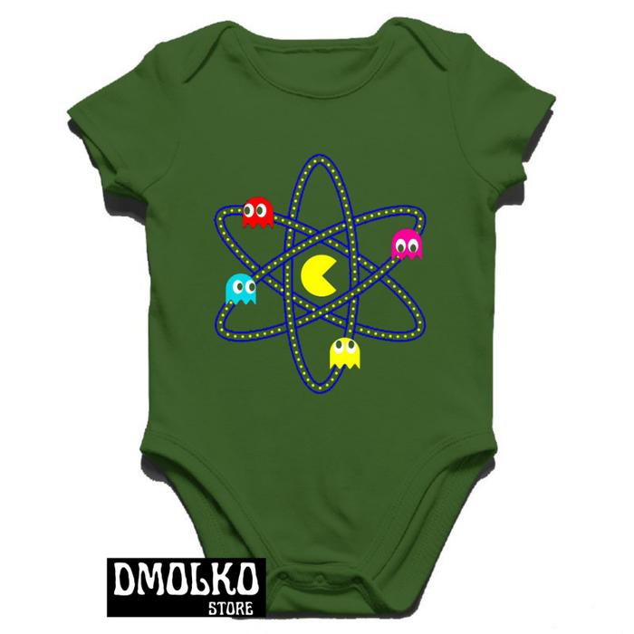 Gambar Jumper Bayi Video Game Pac Man 6 | Jumper Baby | New Born 0 - 12 Bulan - FOREST GREEN, S dari Dmolko Store undefined Tokopedia