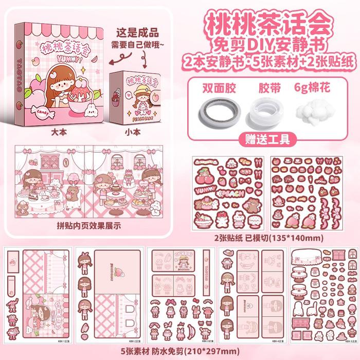 Gambar cute diy quiet book busy book buku prakarya anak mainan bongkar - Yummy dari Lalinnakiddiestore undefined Tokopedia