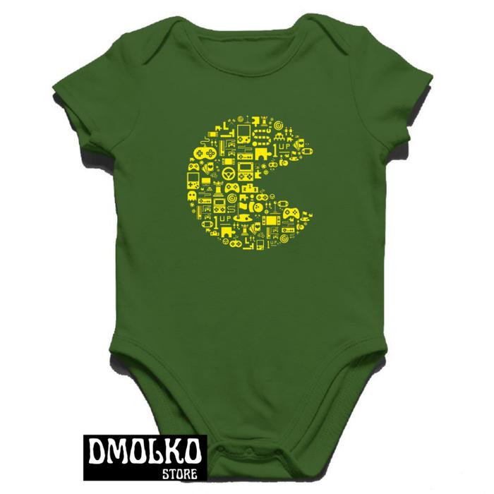 Gambar Jumper Bayi Video Game Pac Man 9 | Jumper Baby | New Born 0 - 12 Bulan - HITAM, M dari Dmolko Store undefined 4 Tokopedia