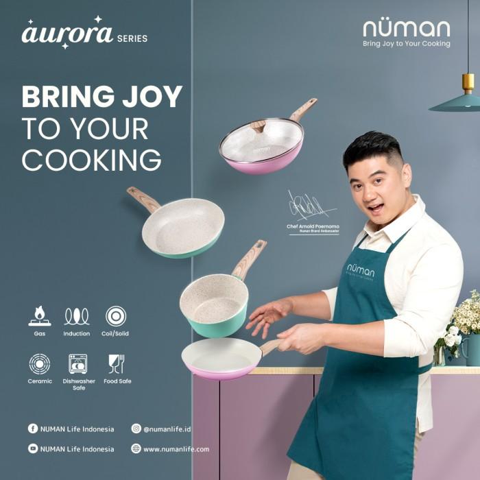Gambar Numan Aurora Series - Cookware Set / Panci Masak isi 3 Marble Set - Green dari Sajun Electronic Serpong undefined Tokopedia