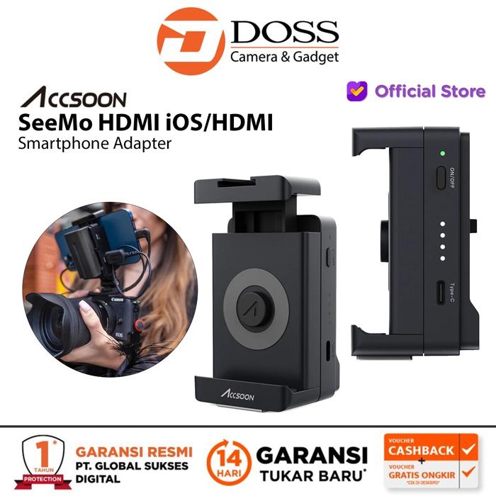 Gambar Accsoon SeeMo HDMI iOS/HDMI Smartphone Adapter Camera Monitor dari dossjogja undefined Tokopedia